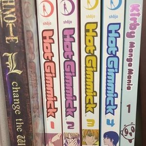 Hot Gimmick manga volumes 1,2,3, and 4